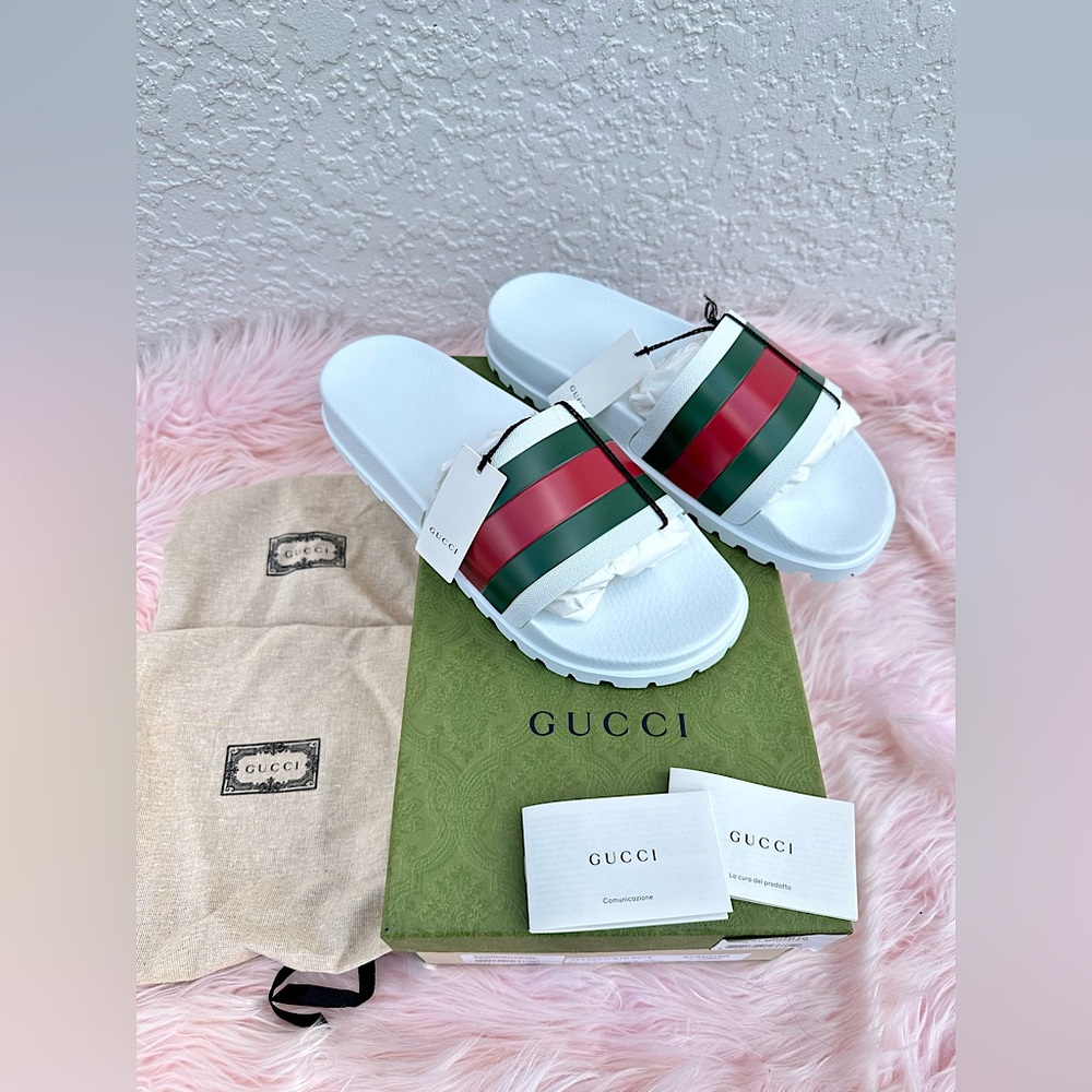 Gucci Web Slide Sandals